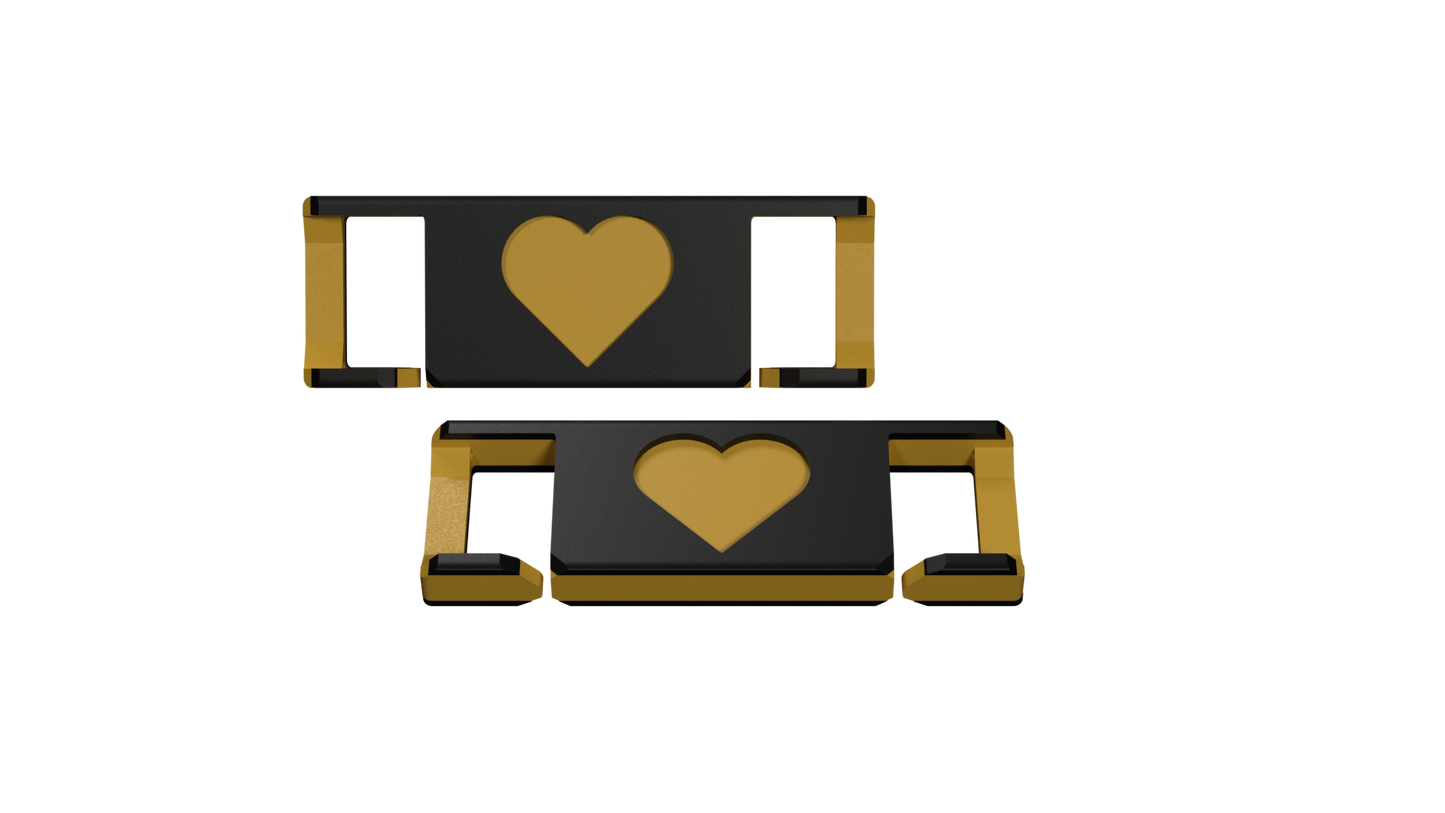 LACIES Schuhclips - Herz