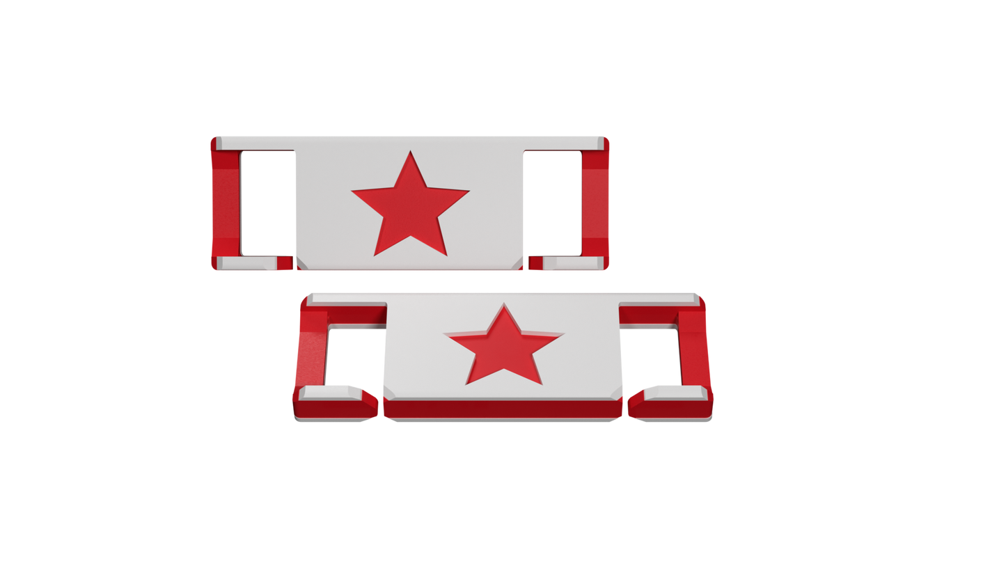 LACIES Schuhclips - Stern