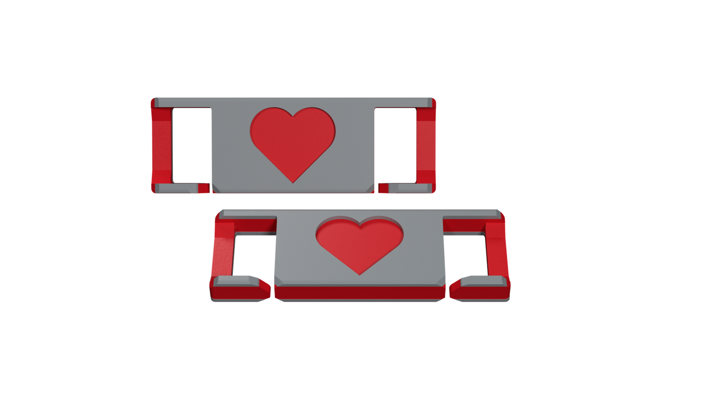 LACIES Schuhclips - Herz