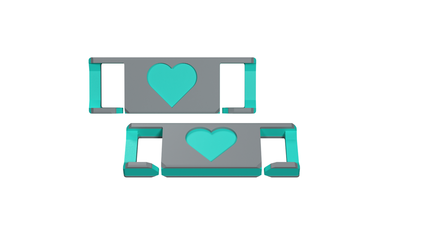 LACIES Schuhclips - Herz