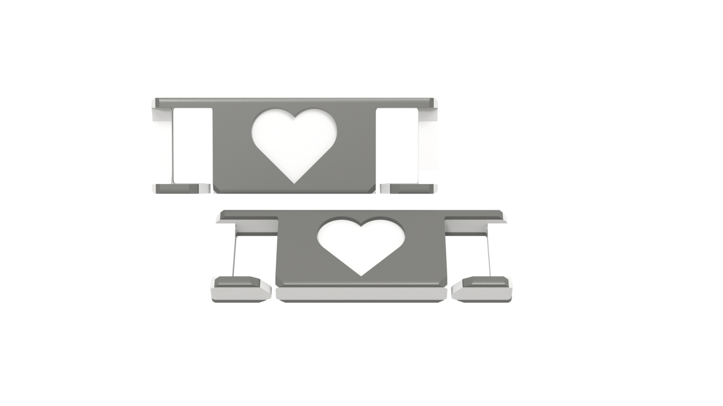 LACIES Schuhclips - Herz