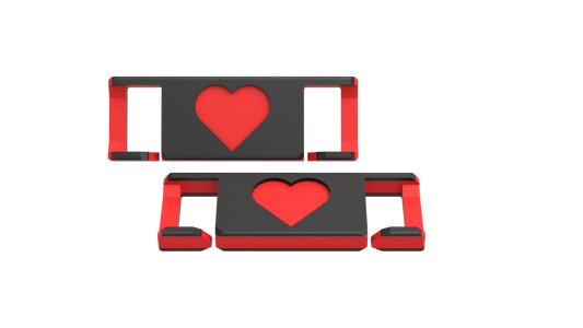 LACIES Schuhclips - Herz