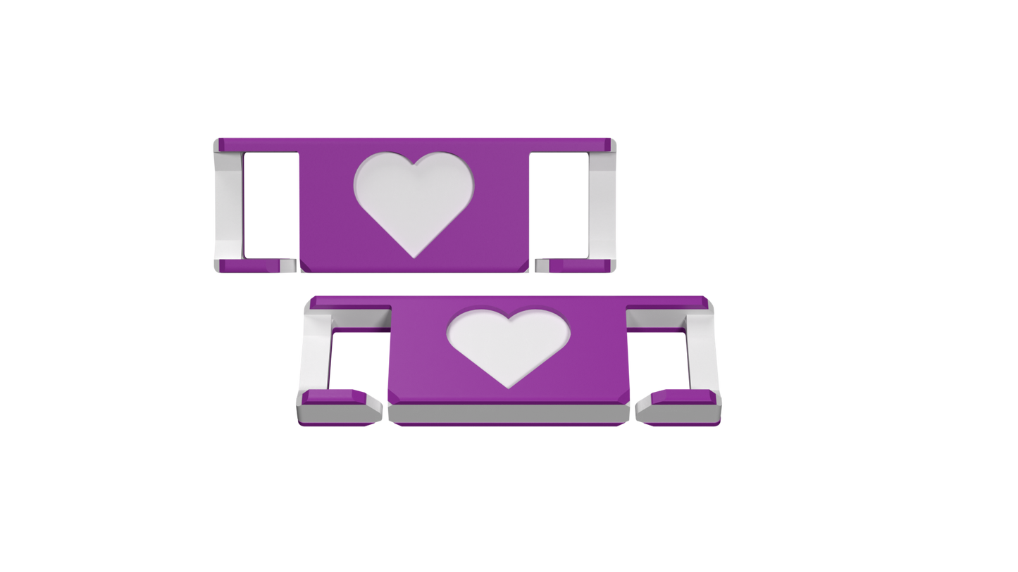 LACIES Schuhclips - Herz