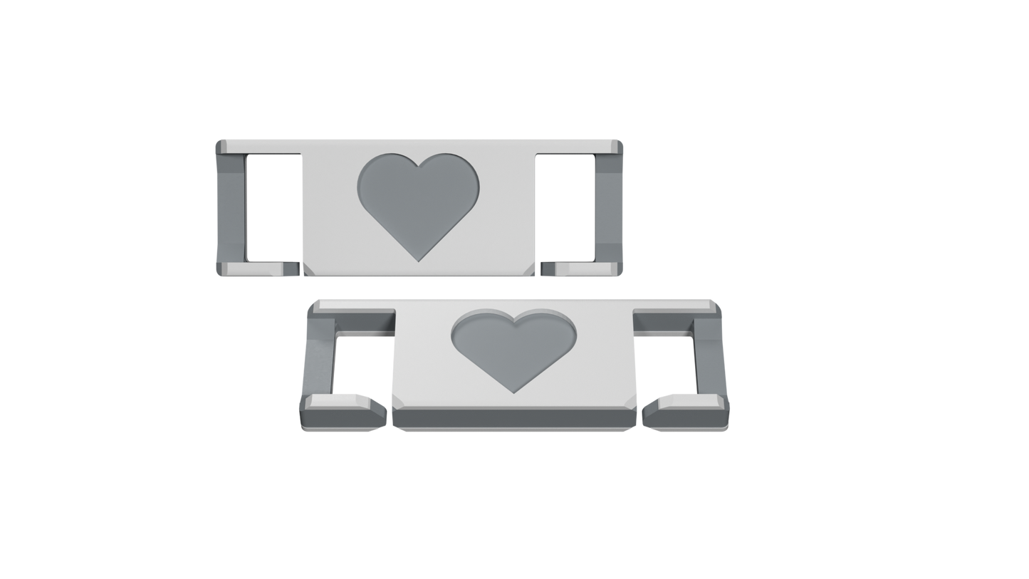 LACIES Schuhclips - Herz