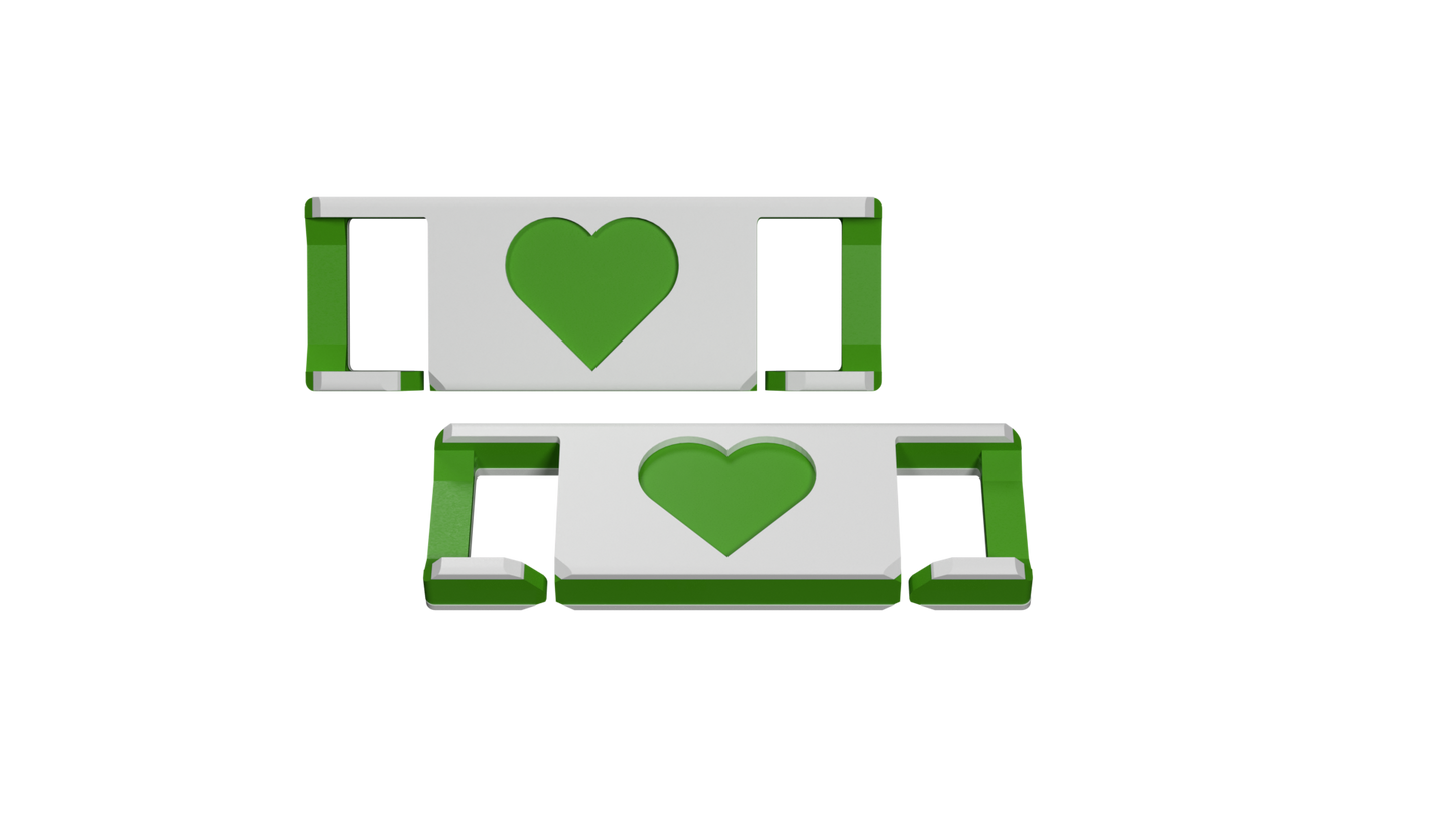 LACIES Schuhclips - Herz