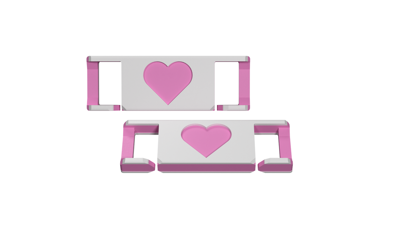 LACIES Schuhclips - Herz