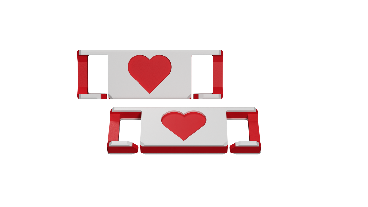 LACIES Schuhclips - Herz