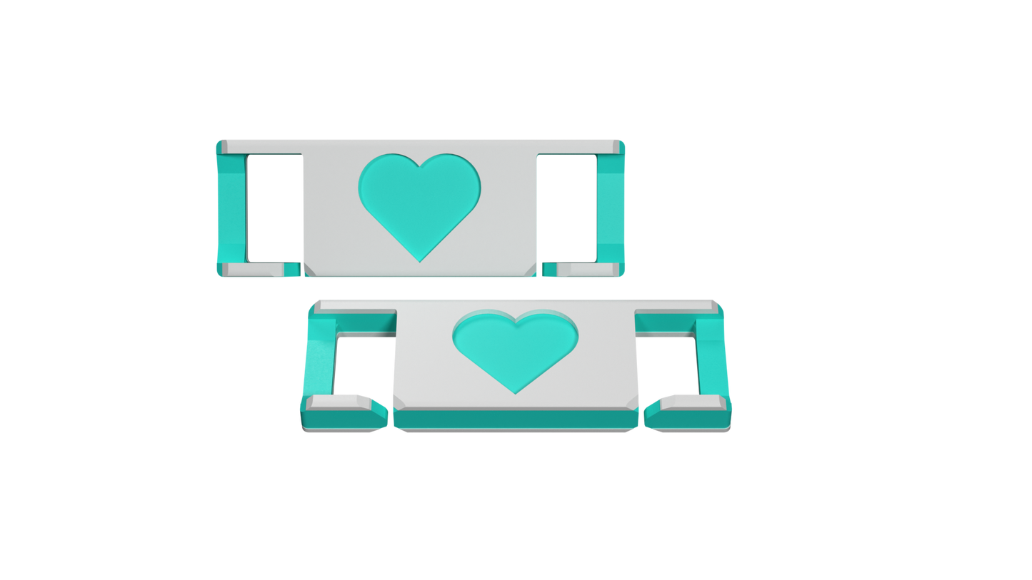 LACIES Schuhclips - Herz