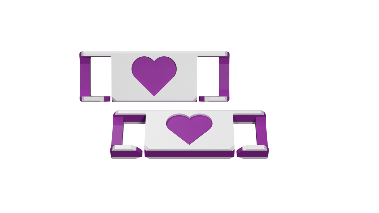 LACIES Schuhclips - Herz