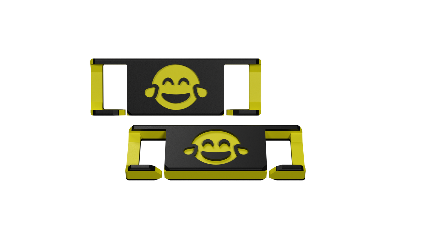 LACIES Schuhclips - Emoji Tears of Joy