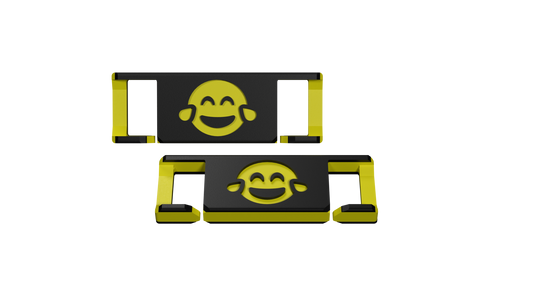 LACIES Schuhclips - Emoji Tears of Joy