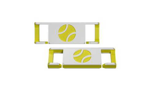 LACIES Schuhclips - Tennisball