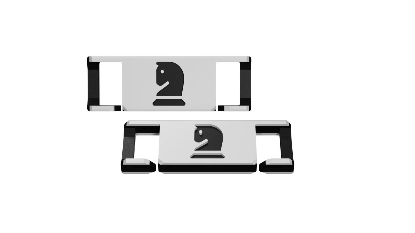 LACIES Schuhclips - Schach Springer