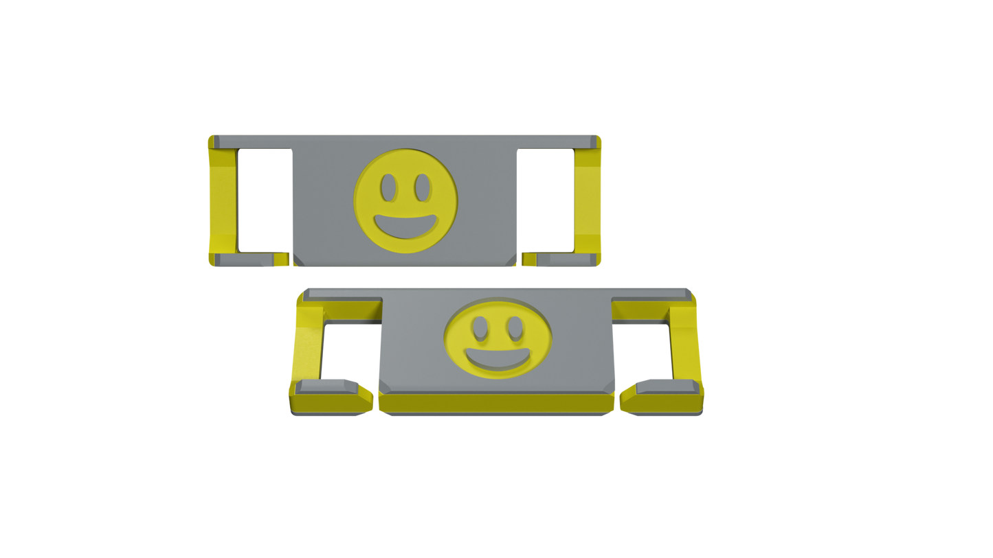 LACIES Schuhclips - Emoji Smile