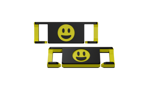 LACIES Schuhclips - Emoji Smile