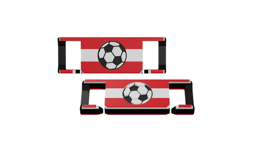 LACIES Schuhclips - Flagge Österreich x Fussball