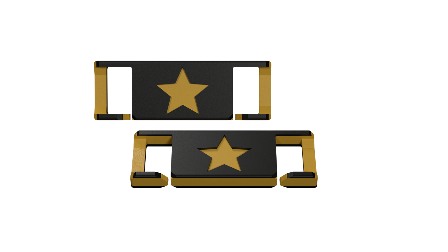 LACIES Schuhclips - Stern