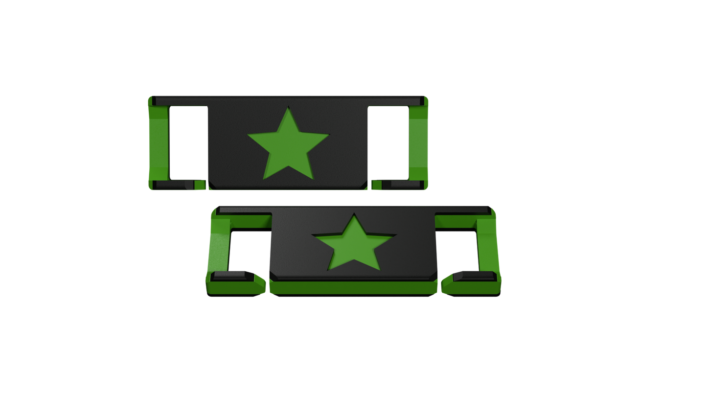 LACIES Schuhclips - Stern