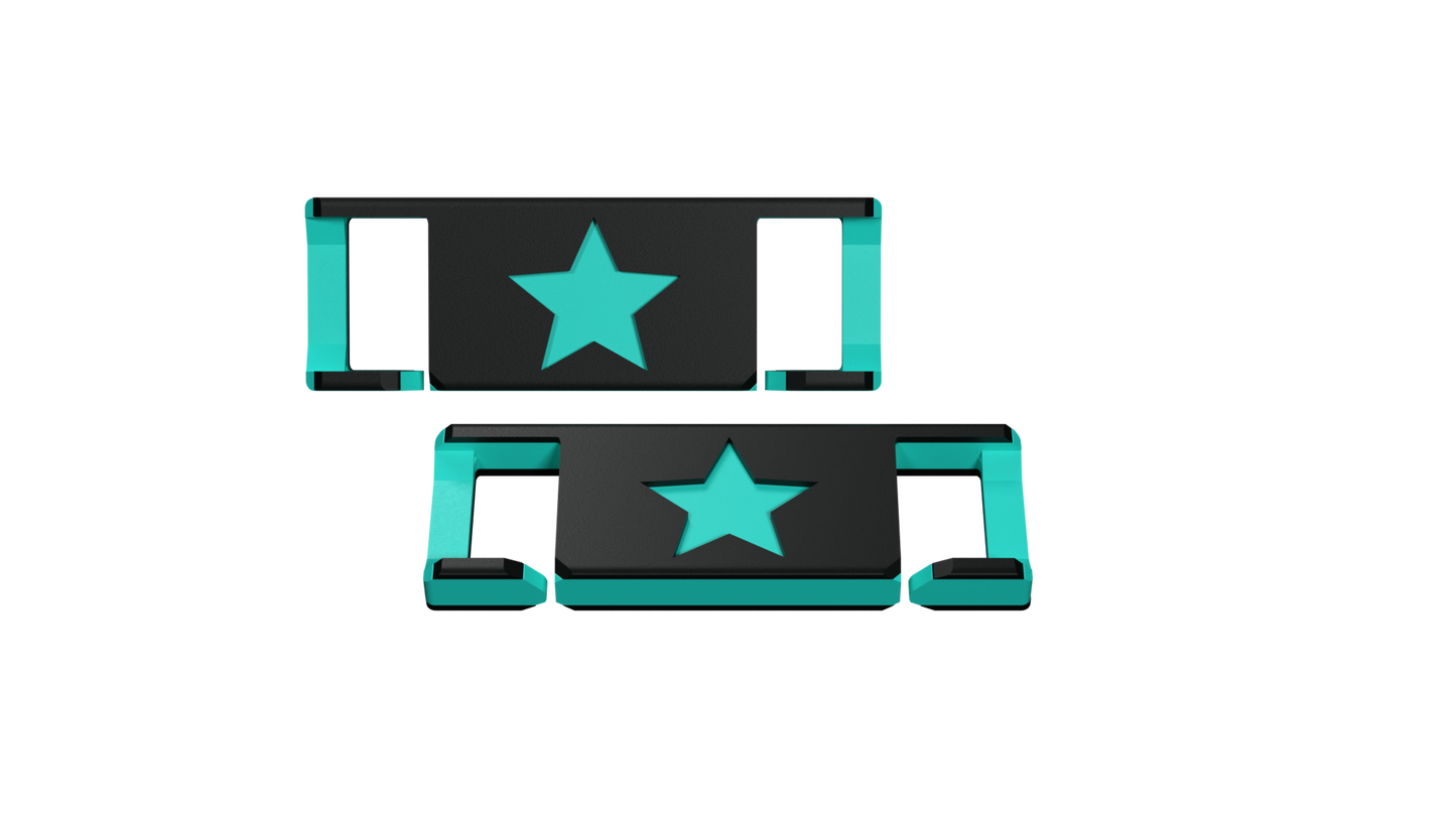 LACIES Schuhclips - Stern