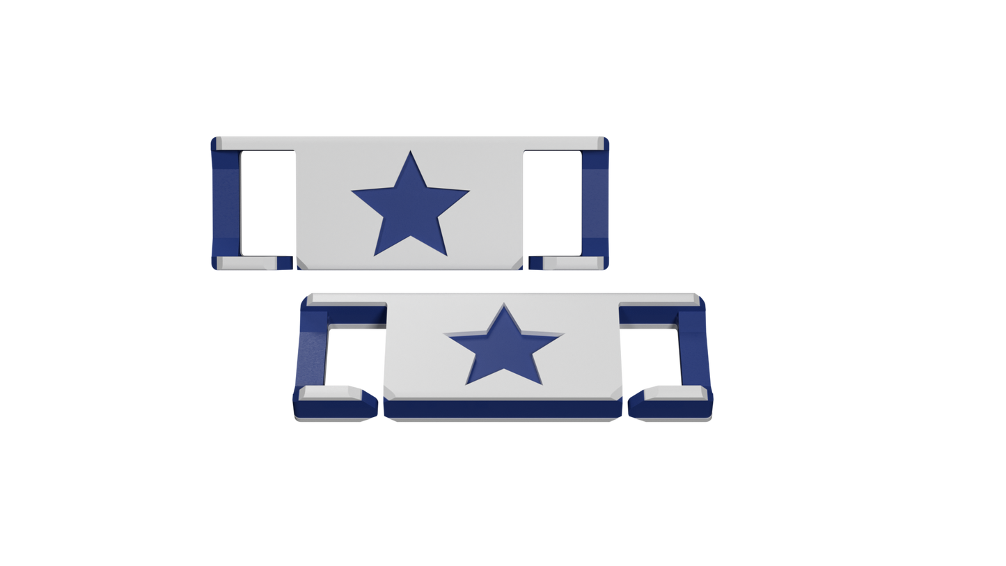 LACIES Schuhclips - Stern