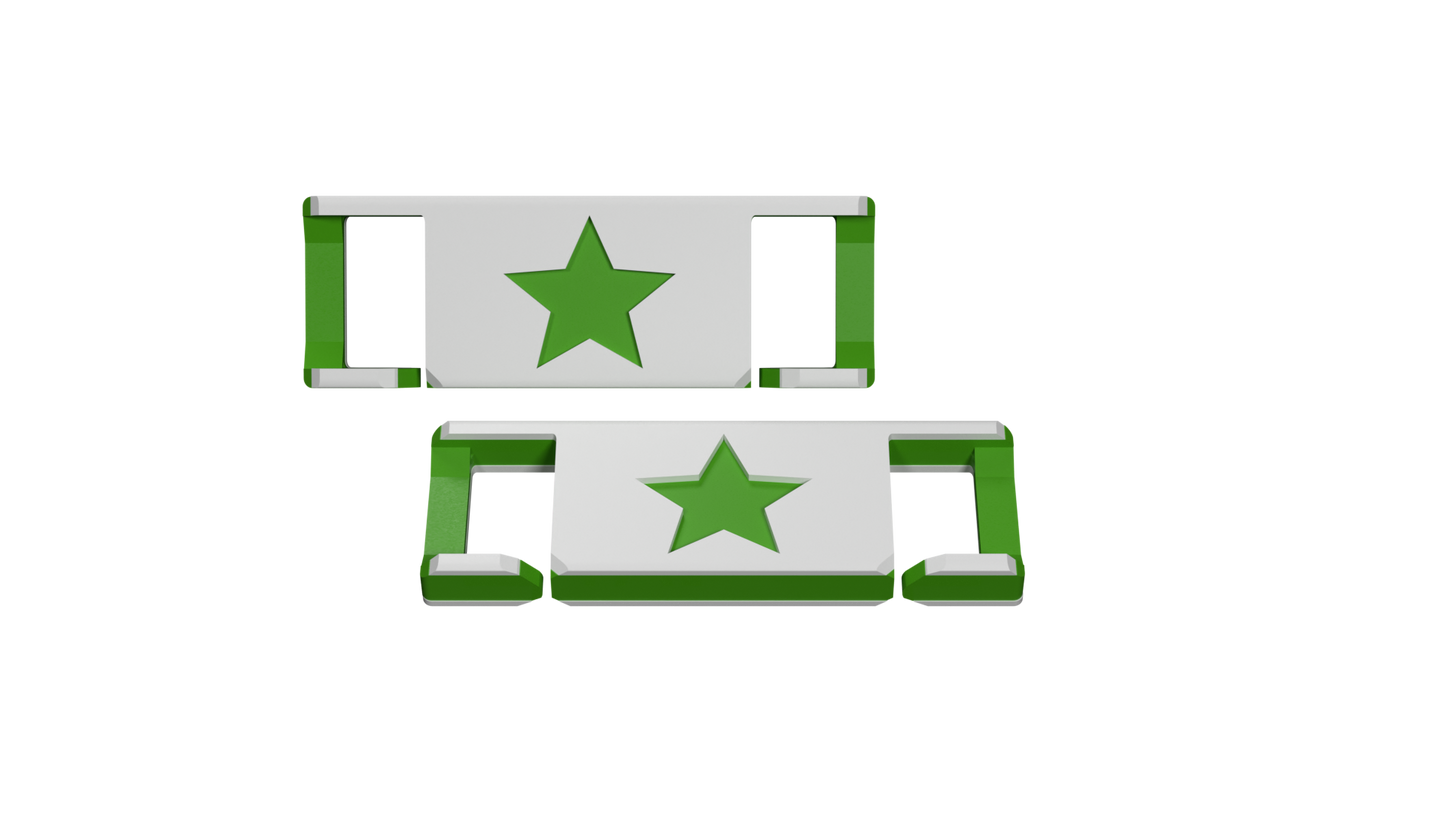 LACIES Schuhclips - Stern