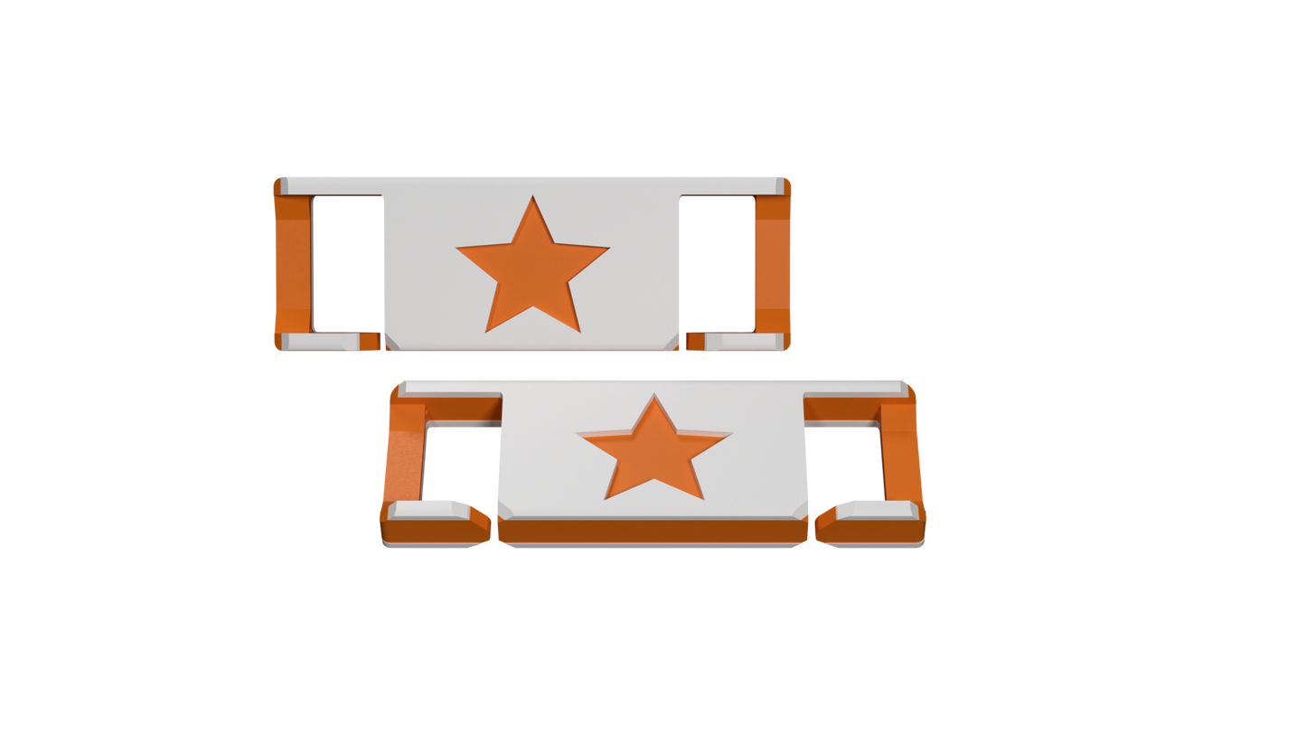 LACIES Schuhclips - Stern